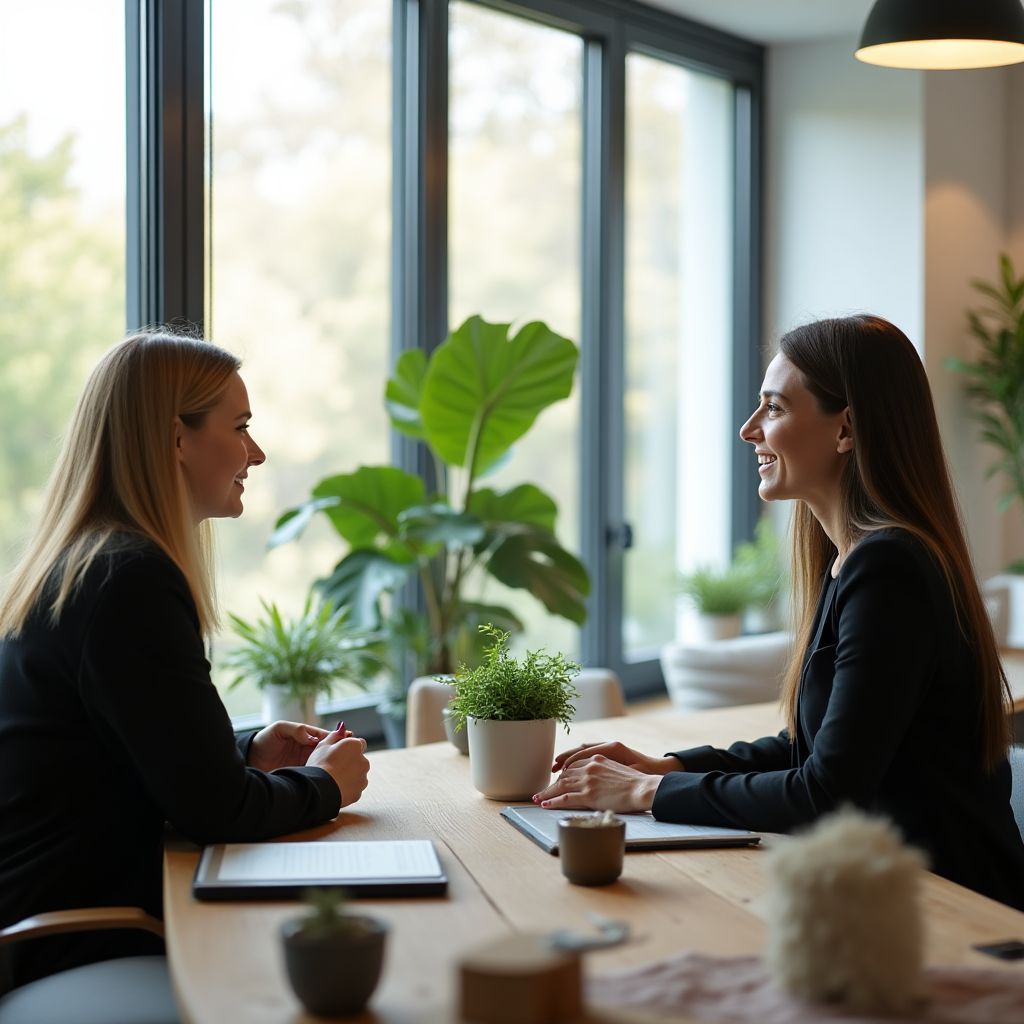 Coach bei einer Beratungssession