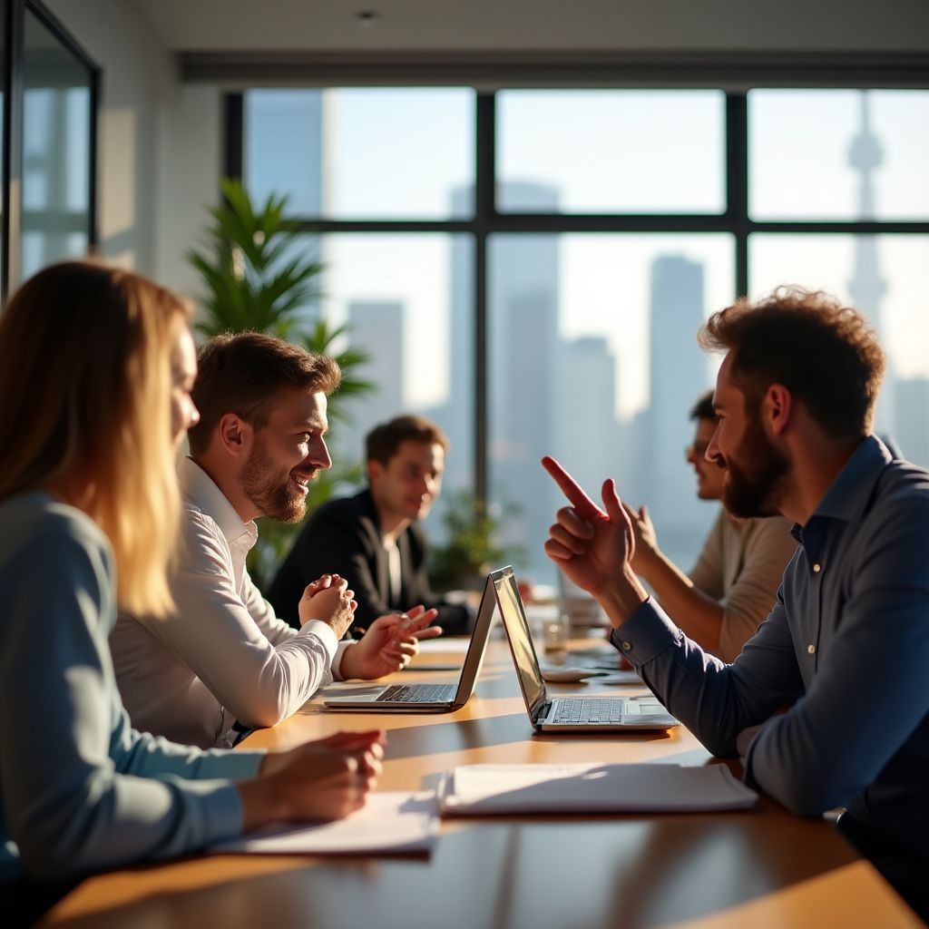 Teamtransformation in einem Unternehmen